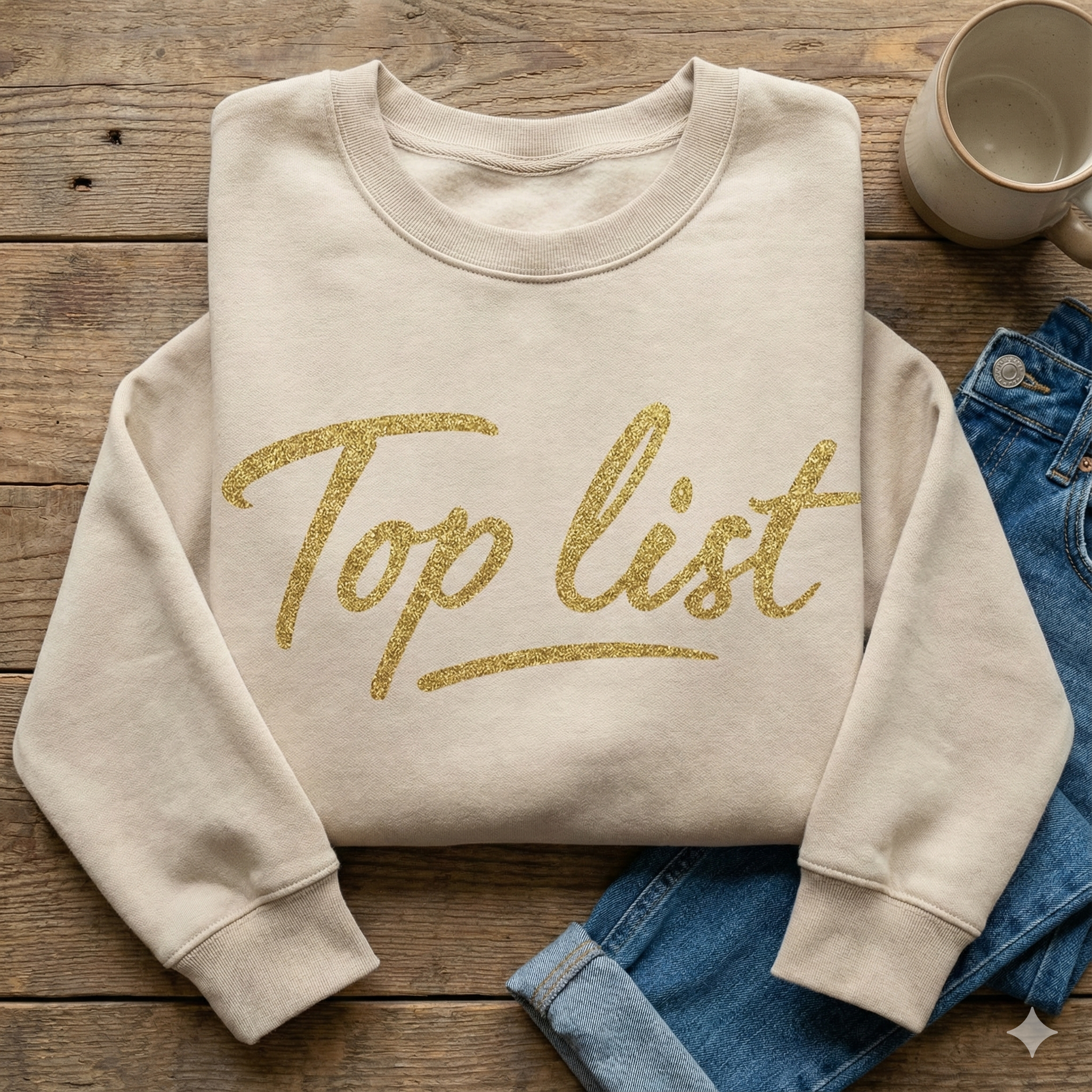 Top List メタルプレート＆スウェット