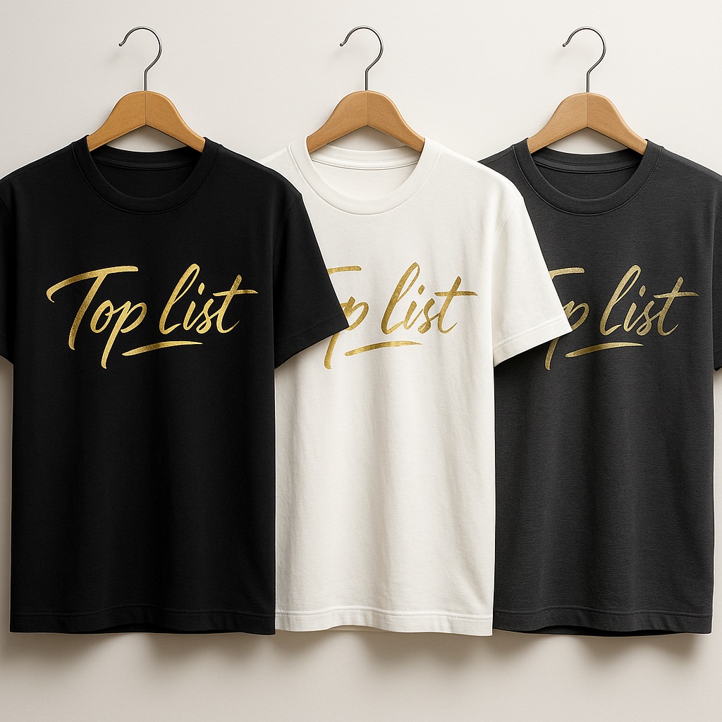 Top Listロゴ入りTシャツ